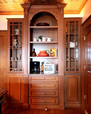 Design Cabinetry - Cherry Cabinet Doors, Fluted Moldings & More